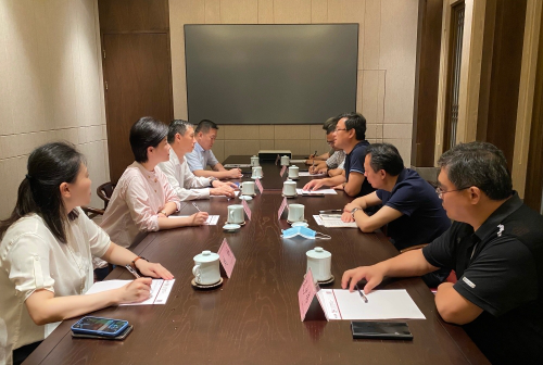 濟南市中區負責人會見玲瓏董事長 濟南市中區負責人會見玲瓏董事長