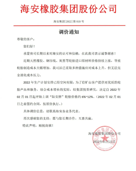 輪胎廠大年初一漲價!高達12% 輪胎廠大年初一漲價!高達12%