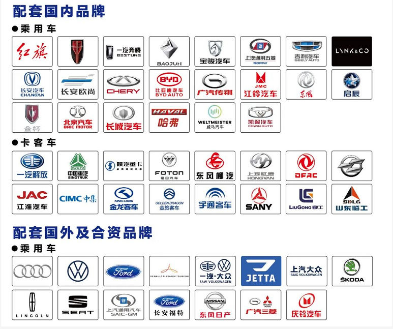 配套了國內車廠 配套了國內車廠