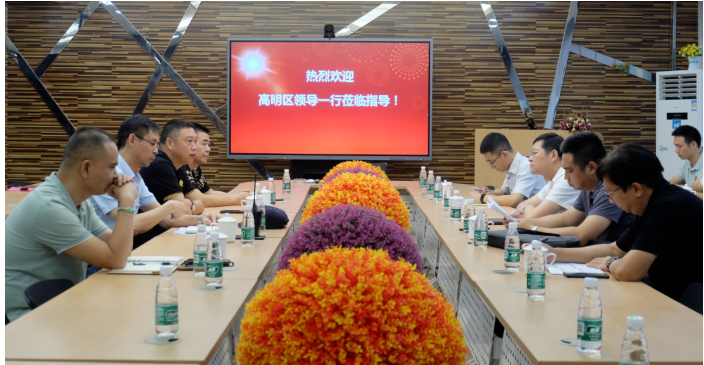 區領導蒞臨百川調研指導，給予企業充分肯定