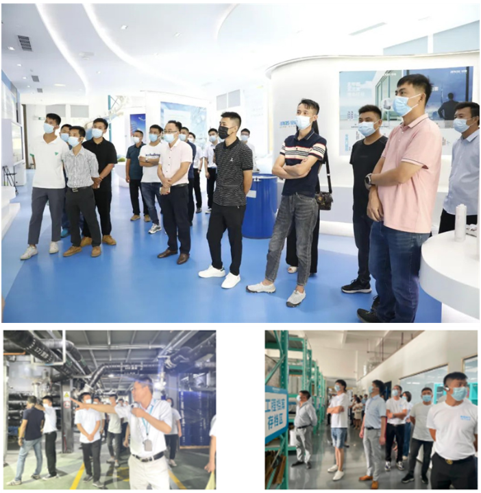 經銷商代表參觀了公司總部、從化生產基地及CNAS國家認可實驗室。通過沉浸式的參觀體驗,更深入地了解集泰股份的品牌文化、制造實力及創新能力。 經銷商代表參觀了公司總部、從化生產基地及CNAS國家認可實驗室。通過沉浸式的參觀體驗,更深入地了解集泰股份的品牌文化、制造實力及創新能力。