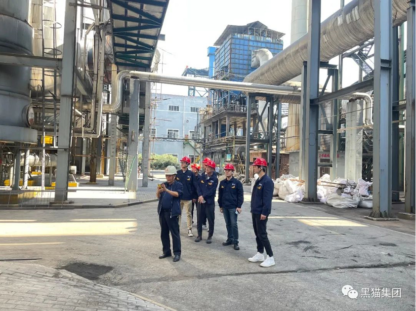黑貓集團工程技術中心到各下屬企業開展施工安全隱患檢查