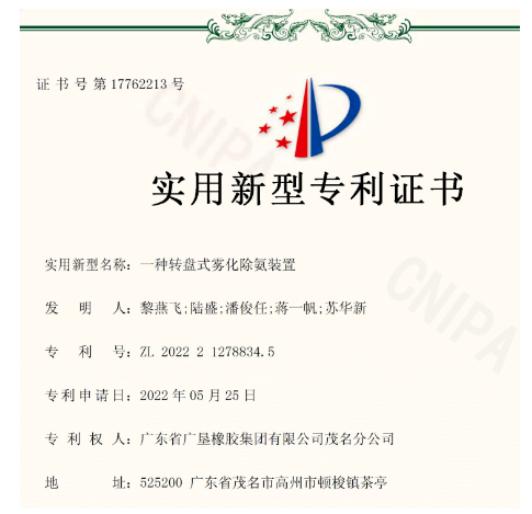 4、獲得多項實用新型專利和創(chuàng)新大獎