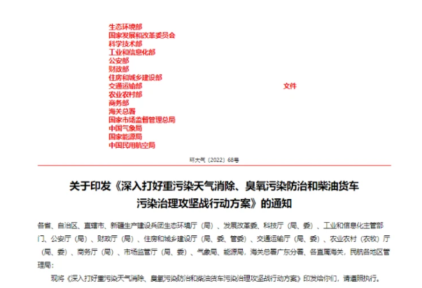 最后,2022年11月14日,生態(tài)環(huán)境部、發(fā)改委、科學(xué)技術(shù)部、工信部等15部門聯(lián)合印發(fā)了《深入打好重污染天氣消除、臭氧污染防治和柴油貨車污染治理攻堅戰(zhàn)行動方案》,提出,到2025年,全國柴油貨車排放檢測合格率超過90%,全國柴油貨車氮氧化物排放量下降12%,新能源和國六排放標(biāo)準(zhǔn)貨車保有量占比力爭超過40%。 最后,2022年11月14日,生態(tài)環(huán)境部、發(fā)改委、科學(xué)技術(shù)部、工信部等15部門聯(lián)合印發(fā)了《深入打好重污染天氣消除、臭氧污染防治和柴油貨車污染治理攻堅戰(zhàn)行動方案》,提出,到2025年,全國柴油貨車排放檢測合格率超過90%,全國柴油貨車氮氧化物排放量下降12%,新能源和國六排放標(biāo)準(zhǔn)貨車保有量占比力爭超過40%。