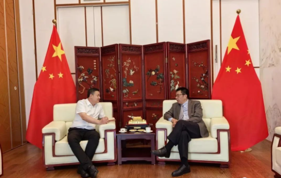 中國駐南非總領事尤文澤會見賽輪集團總經理