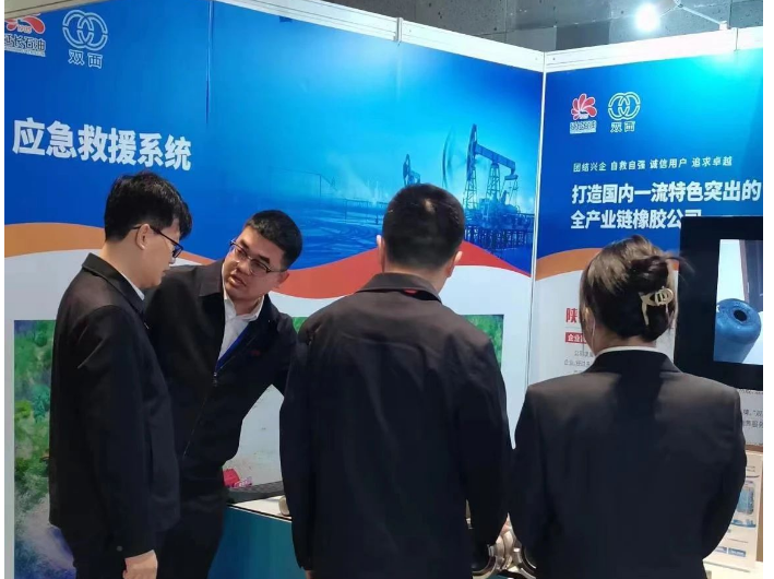 在展覽會上，西橡公司展示了為石油石化行業提供的橡膠制品及應急搶險解決方案。這些橡膠制品包括海上輸油管線、原油吸排膠管線、柔性高壓復合管線、煤氣柜尾氣回收用密封帶等。而應急搶險解決方案則是原油泄/滲漏收集系統和軟質路況應急通行保障系統。此次展示不僅鞏固了已有合作關系，還為進一步開拓市場奠定了基礎，并發掘了潛在客戶。