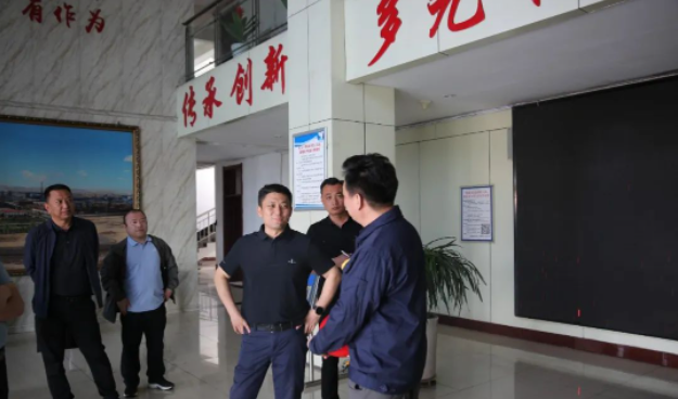烏海市海南區區委副書記、政府區長白春雷，以及其他幾位副區長、政府辦公室主任和部門負責人，對烏海黑貓的經濟運行和生產建設運營情況進行了實地考察。