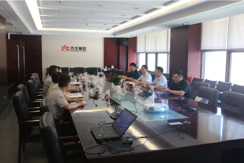 通用技術高新材料副總經理李開占一行前往陜西延長石油西北橡膠有限公司進行了交流訪問。公司副總經理賀莉莉、相關部門負責人陪同。