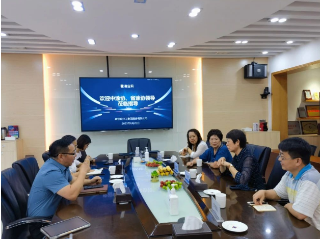 隨后，孫蓮英一行對廣東省重點涂料企業(yè)進行了深入調研。