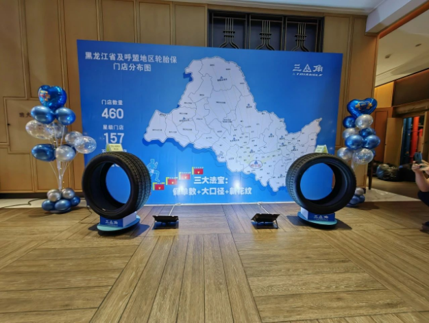 除了冬季輪胎，三角輪胎還在會上展示了四季胎系列，包括TH202/TH202 EV、TE307、TS601等多款產品。這些產品已經成功進入市場，并受到了消費者的高度贊賞和認可。
