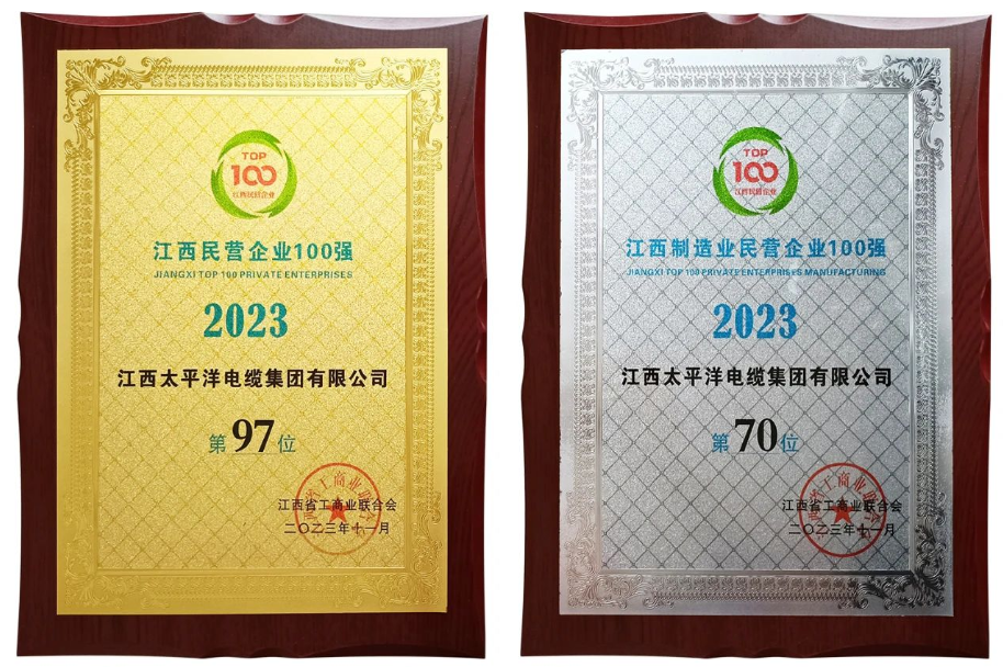 江西省人民政府新聞辦公室與江西省工商業聯合會攜手主辦的2023年江西民營企業100強發布會于11月3日盛大舉行。在這次發布會上，江西太平洋集團榮登“江西民營企業100強”以及“江西制造業民營企業100強”榜單。